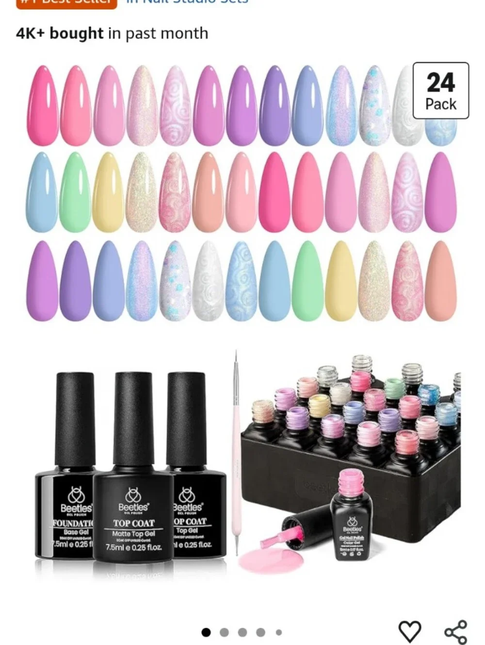 Gel Nail Polish Set With Colors, Nails And UV Light